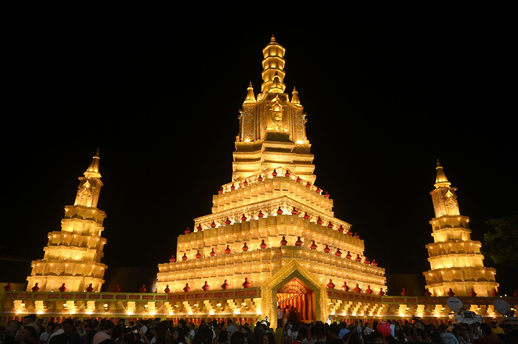 Geetanagar Durga Puja pandal from the original archive
